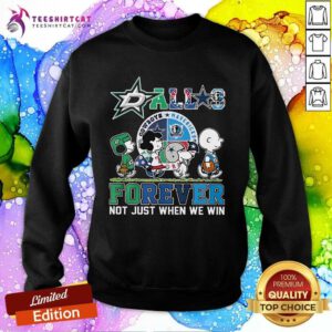 Pretty Dallas Stars Mavericks Texas Rangers Dallas Cowboys Snoopy Sweatshirt