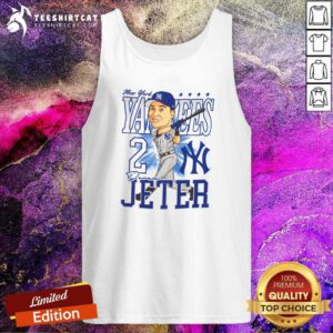 Pretty Derek Jeter New York Yankees New Era Caricature Tank-top