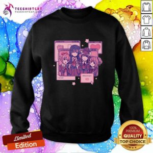 Pretty Doki Doki Literature Club New Game Sweatshirt