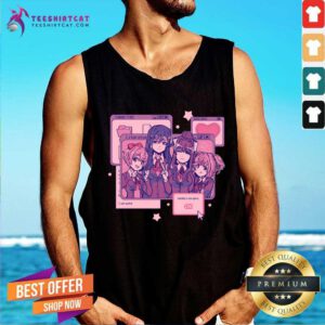 Pretty Doki Doki Literature Club New Game Tank-top