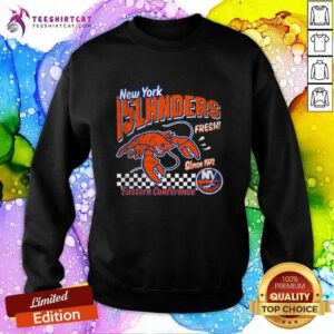 Pretty New York Islanders Seafood Eastern Conference Since 1972 Sweatshirt