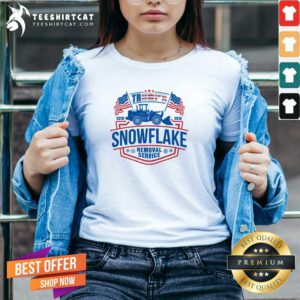 Pretty Trump's Snowflake Removal Service Estd 2016 V-neck