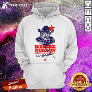 Pretty Woodcut Portrait Willie Nelson Hoodie