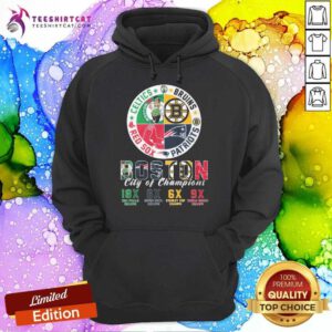 Top Boston City Of Champions Shirt Celtics 18x Champions Hoodie