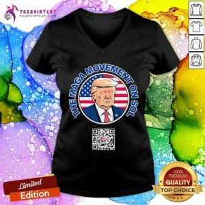 Top Donald Trump The Maga Movement On Sol V-neck