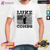 Top Luke Combs USA Flag T-Shirt