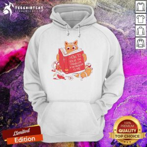 Awesome Cat Reading A Book If The Problem Is Me Hoodie