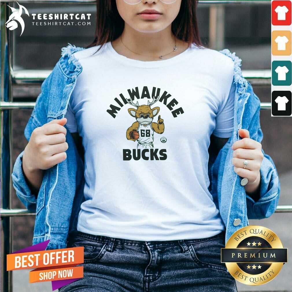 Funny Milwaukee Bucks Bango The Buck V-neck