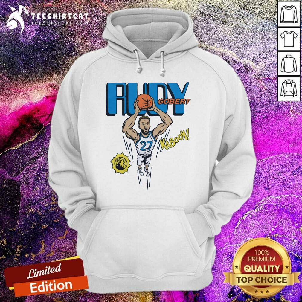 Great Minnesota Timberwolves Comic Book Rudy Gobert Hoodie