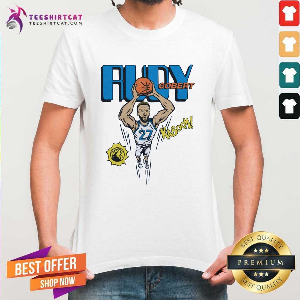 Great Minnesota Timberwolves Comic Book Rudy Gobert T-Shirt