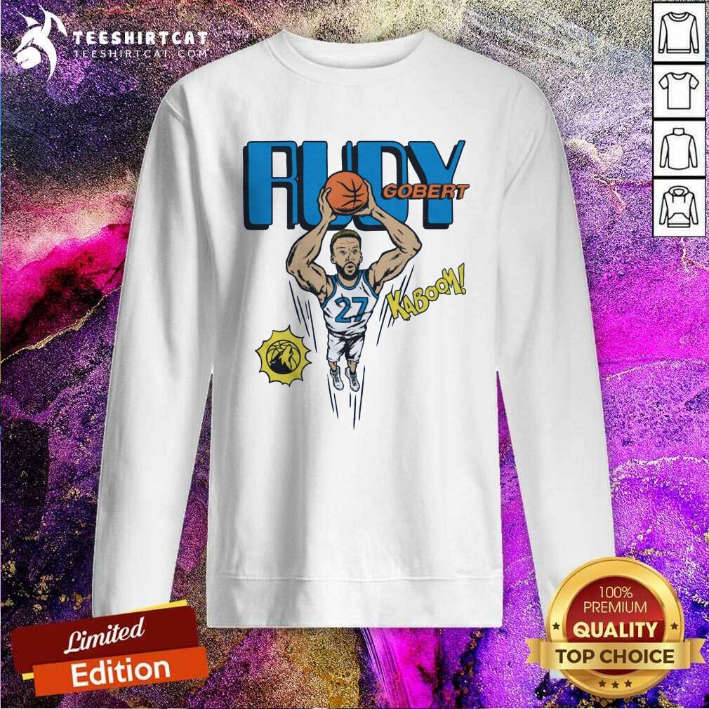 Great Minnesota Timberwolves Comic Book Rudy Gobert Sweatshirt