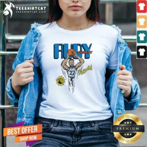 Great Minnesota Timberwolves Comic Book Rudy Gobert V-neck