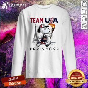 Great Snoopy Team USA Olympic Paris 2024 Sweatshirt