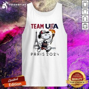Great Snoopy Team USA Olympic Paris 2024 Tank-top