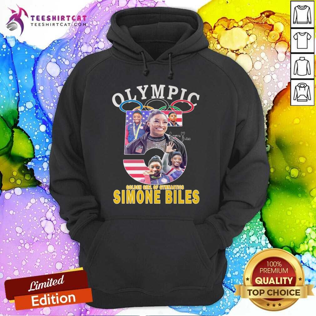 Happy Olympic Paris 2024 USA Gymnastic Gold Medal Simone Biles Hoodie