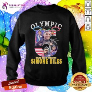 Happy Olympic Paris 2024 USA Gymnastic Gold Medal Simone Biles Sweatshirt