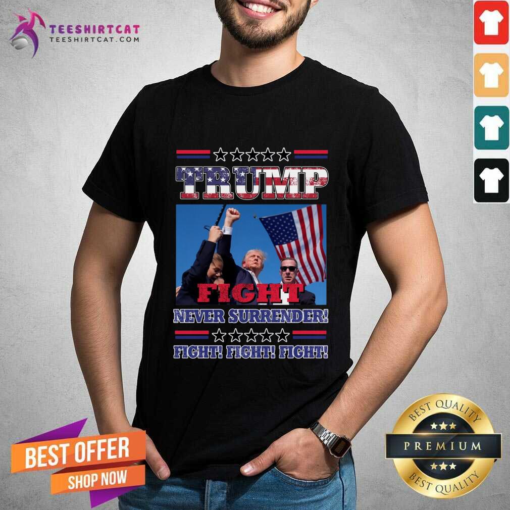 Happy President Donald Trump Rally Shooting USA Trump 2024 T-Shirt