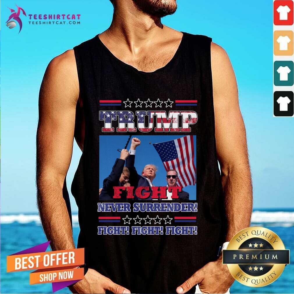 Happy President Donald Trump Rally Shooting USA Trump 2024 Tank-top