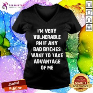 Hot I’m Very Vulnerable Right Now If Any Goth Girls Would Like V-neck