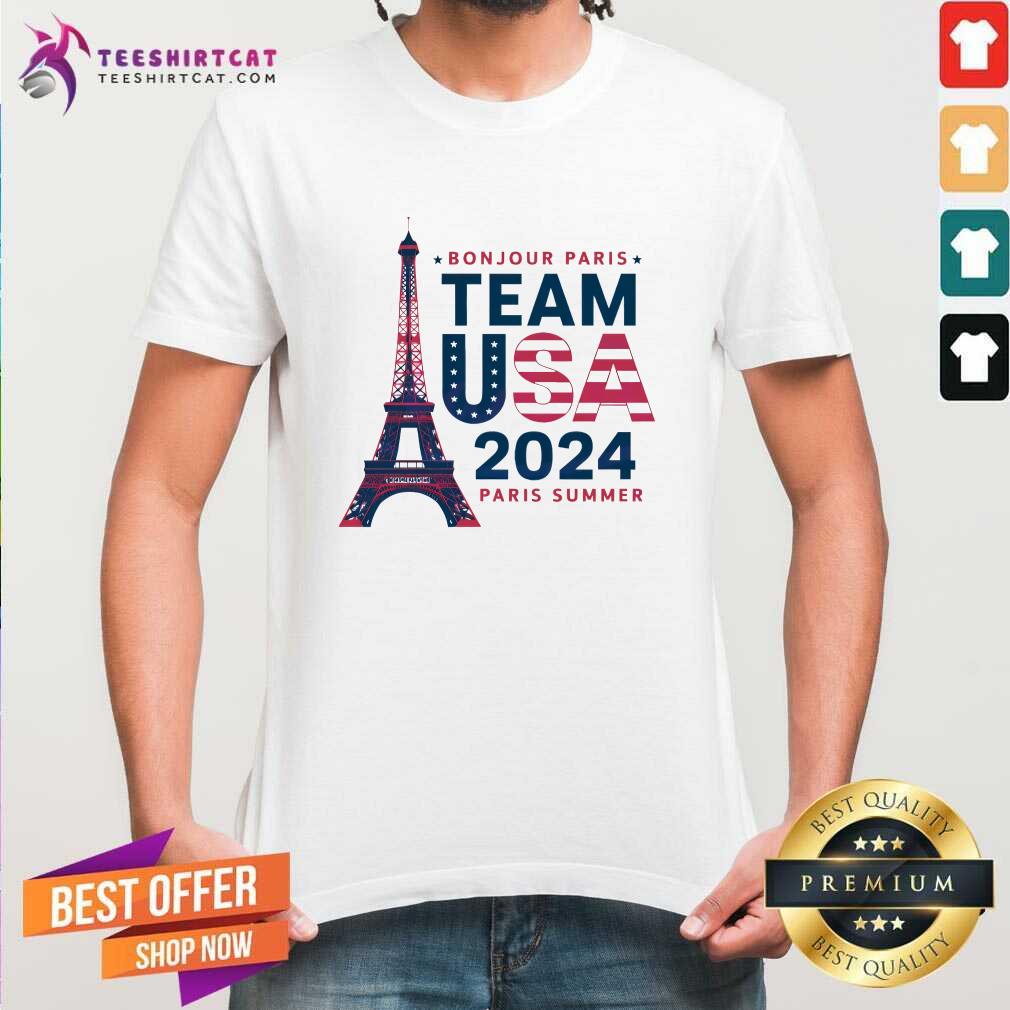 Hot Vintage Team USA 2024 Paris Summer T-Shirt