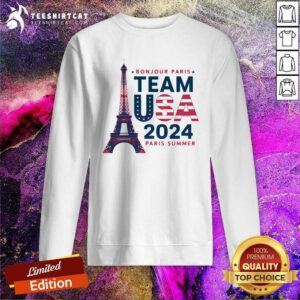 Hot Vintage Team USA 2024 Paris Summer Sweatshirt