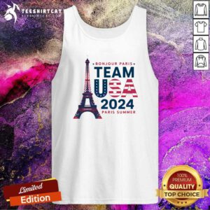 Hot Vintage Team USA 2024 Paris Summer Tank-top