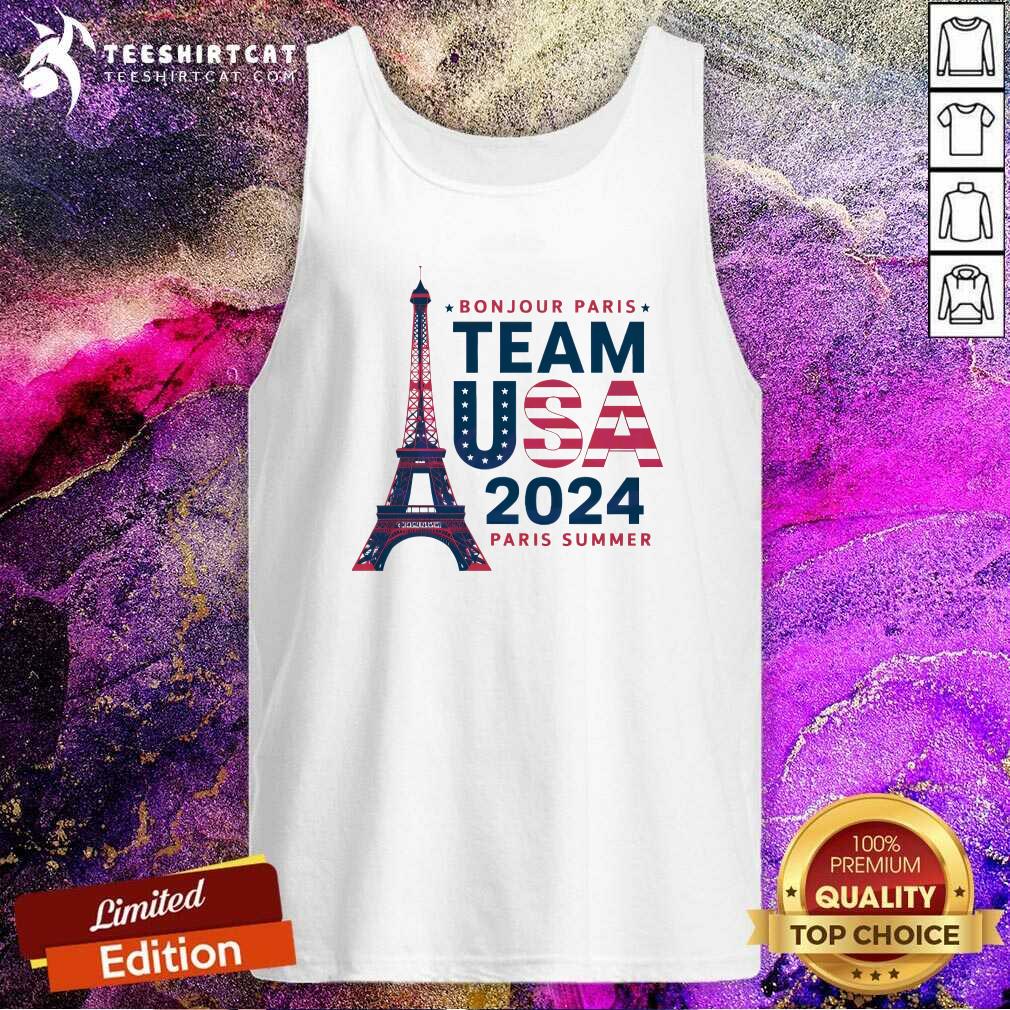 Hot Vintage Team USA 2024 Paris Summer Tank-top