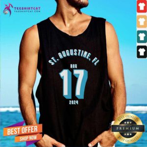 Official 311 St Augustine Fl August 17th 2024 Tank-top