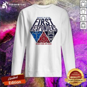 Official Bravery In Action First Responders 2024 Sweatshirt