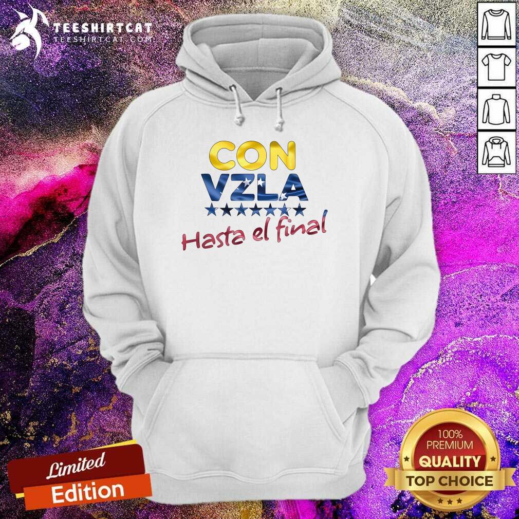 Official Con Venezuela Hasta El Final Maria Corina Machado Edmundo Hoodie
