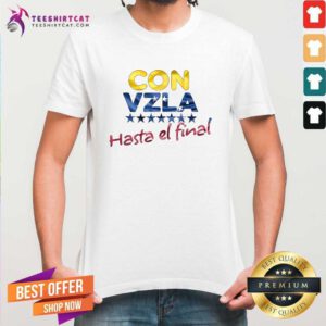 Official Con Venezuela Hasta El Final Maria Corina Machado Edmundo T-Shirt