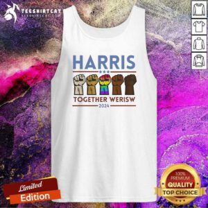 Official Harris Together We Rise 2024 Voting For Kamala Tank-top