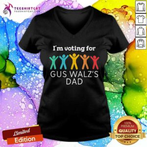 Official I’m Voting For Gus Walz Dad Harris Walz 2024 V-neck