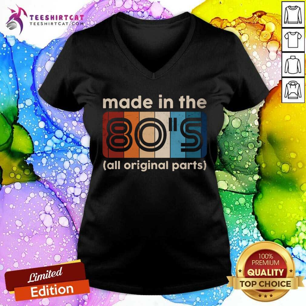 Official Made In The 80's All Original Parts V-neck