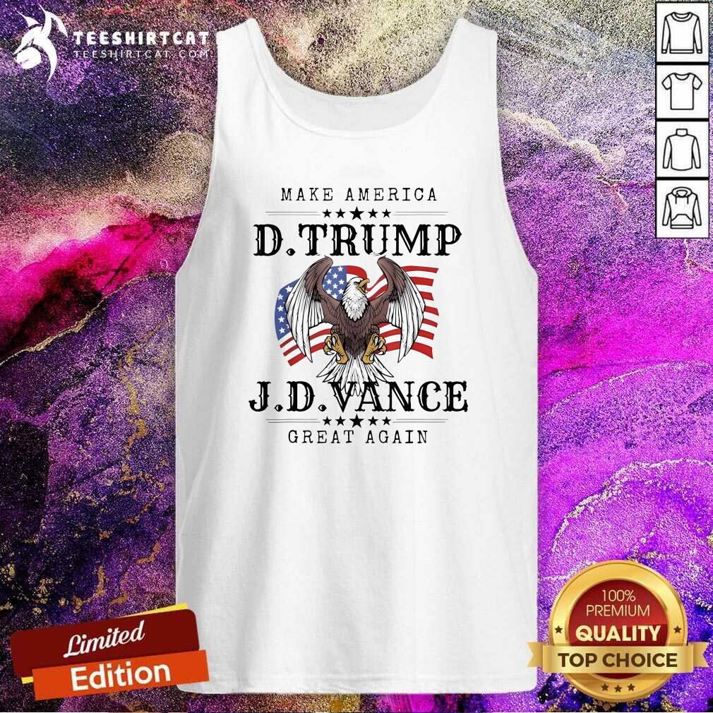 Official Make America D Trump J.d Vance Great Again Tank-top