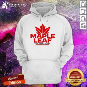 Official Maple Leaf Pro Wrestling Maple Leaf Hoodie