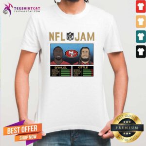 Official NFL Jam 49ers Samuel And Kittle T-Shirt