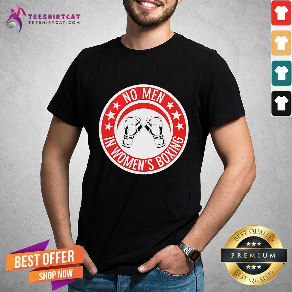 Official No Men In Women’s Boxing T-Shirt