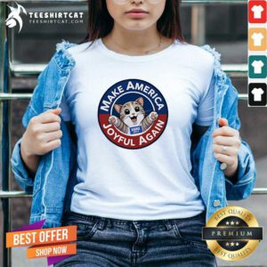 Official Yesica Harris Walz Make American Joyful Again V-neck