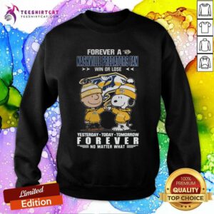 Original A Nashville Predators Fan Yesterday Today Tomorrow Forever Sweatshirt