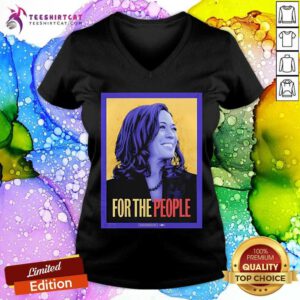 Original Kamala Harris For The People V-neck