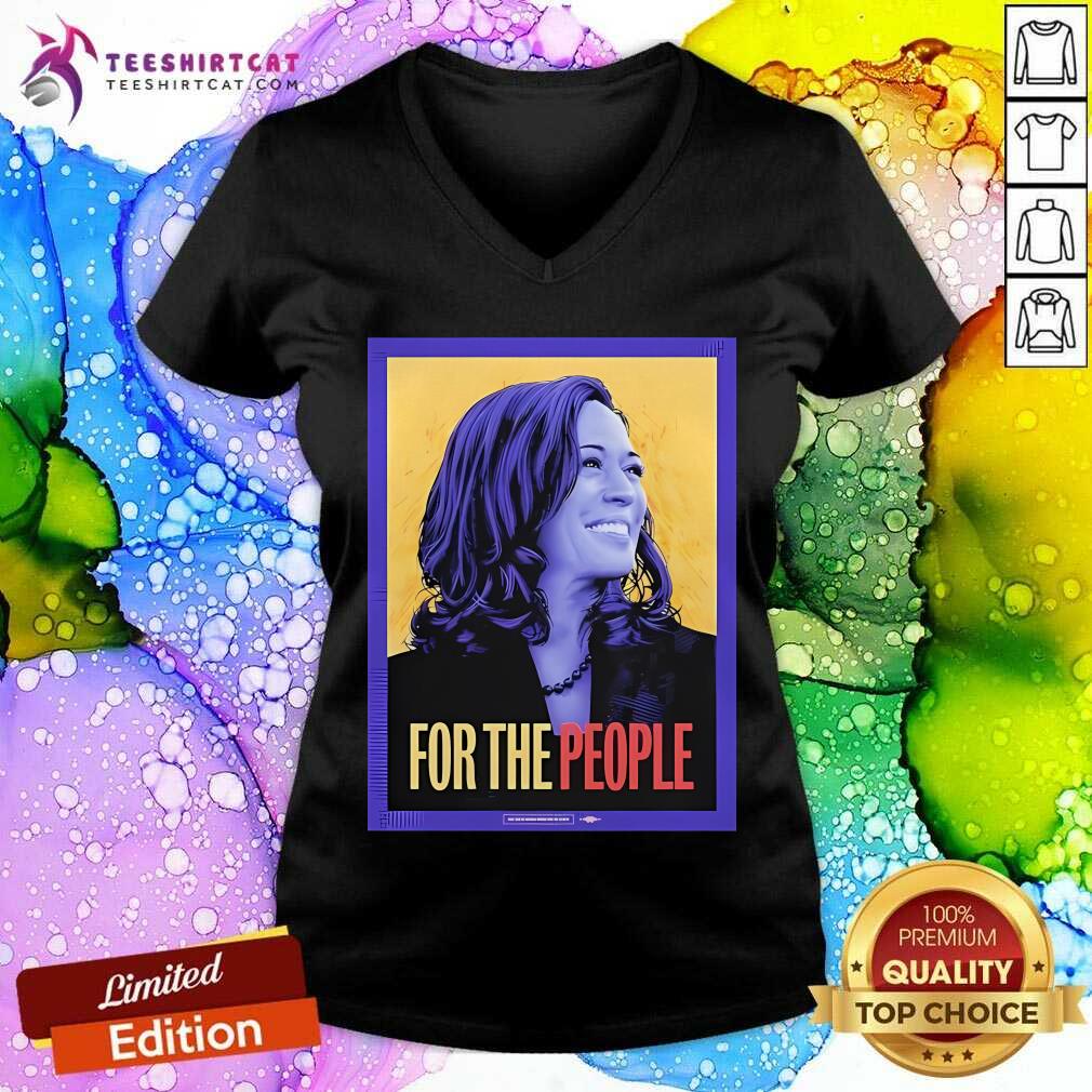 Original Kamala Harris For The People V-neck