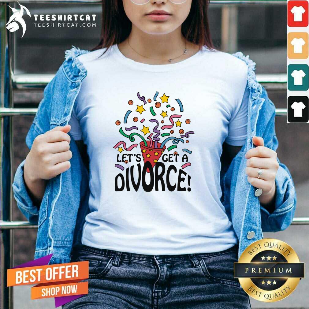 Premium Let's Get A Divorce V-neck