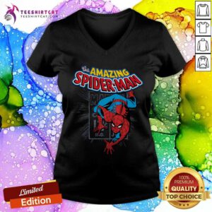 Premium Marvel The Amazing Spider Man Comic Poster V-neck