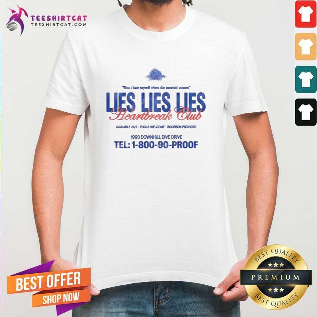 Premium Morgan Wallen Lies Lies Lies T-Shirt