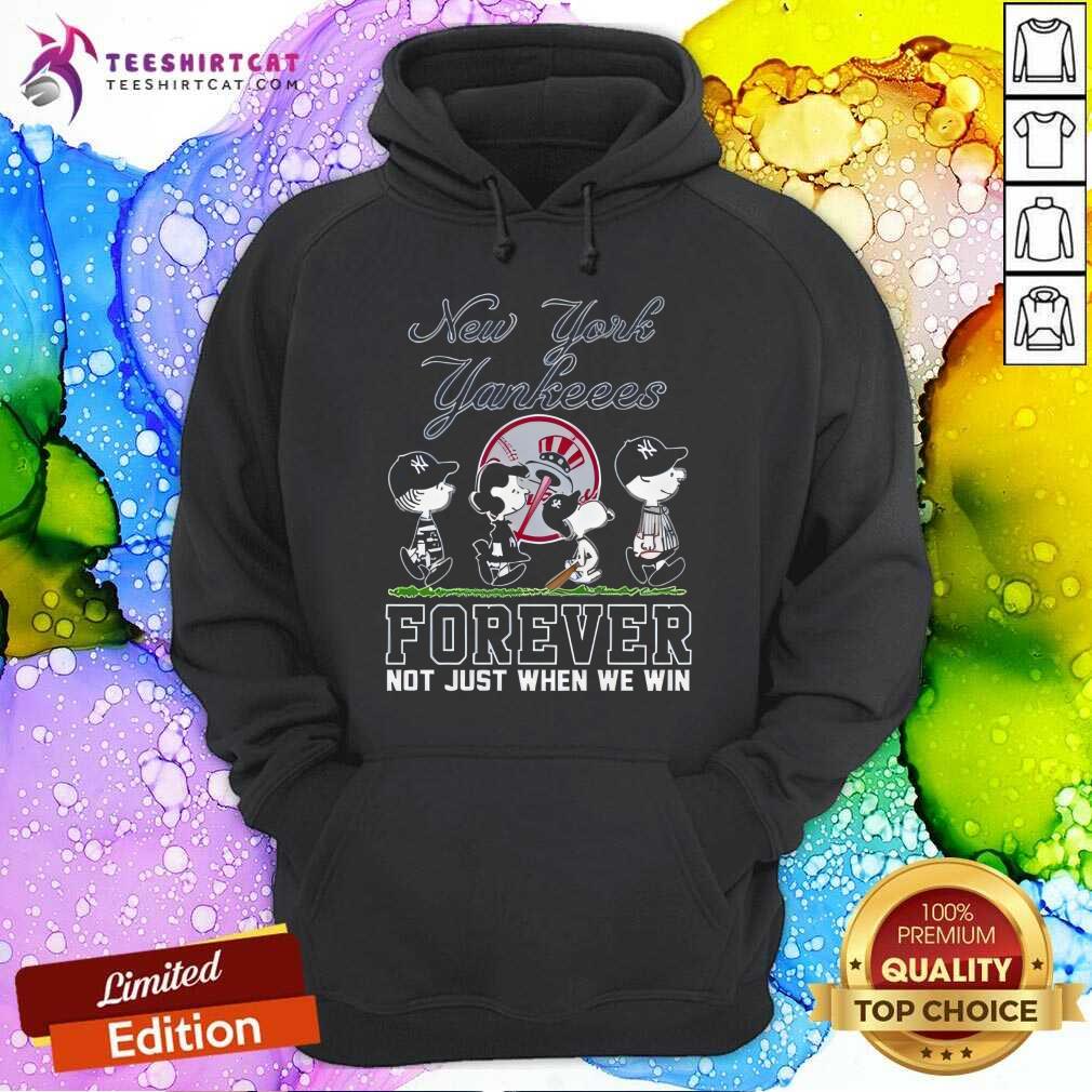 Premium New York Yankees Snoopy Forever Not Just When We Win Hoodie