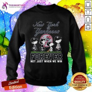 Premium New York Yankees Snoopy Forever Not Just When We Win Sweatshirt