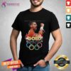 Premium Novak Djokovic Gold Olympc Paris 2024 T-Shirt