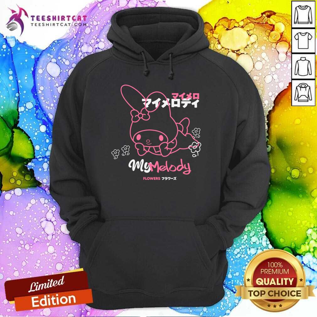 Premium Onegai My Melody Flowers Hoodie