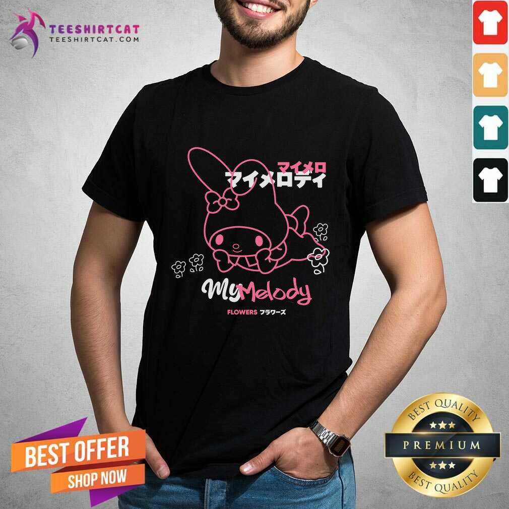 Premium Onegai My Melody Flowers T-Shirt